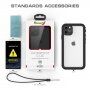 RedPepper ütésálló vízálló tok - iPhone 11 Pro Max - fekete