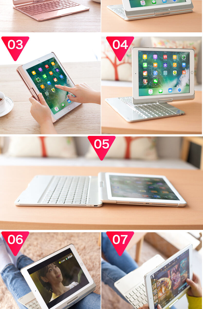 Elforgatható tok billentyűzettel iPad 9,7
