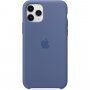 Eredeti Apple szilikon tok - iPhone 11 Pro Max - kopott kék
