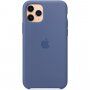 Eredeti Apple szilikon tok - iPhone 11 Pro Max - kopott kék