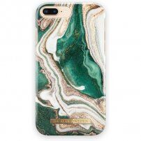 iDeal Of Sweden márvány tok - iPhone 6 Plus / 6S Plus / 7 Plus / 8 Plus - arany-zöld