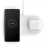 Belkin Boost Charge duális vezeték nélküli töltő 10W iPhone / AirPods - fehér