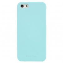Mercury Goospery matt tok puha műanyagból - iPhone 5 / 5S / SE (2016) - égszínkék