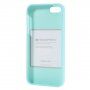 Mercury Goospery matt tok puha műanyagból - iPhone 5 / 5S / SE (2016) - égszínkék
