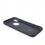 Tok csiszolt textúrával iPhone XR - fekete