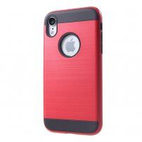 Tok csiszolt textúrával iPhone XR - piros