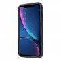 Tok csiszolt textúrával iPhone XR - sötétkék