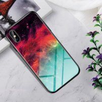 Tok üveg hátsó résszel - iPhone X / XS - színes köd