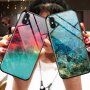 Tok üveg hátsó résszel - iPhone X / XS - színes köd