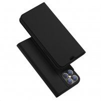 DUX DUCIS flip cover borító - iPhone 12 Pro Max - fekete