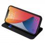 DUX DUCIS flip cover borító - iPhone 12 Pro Max - fekete