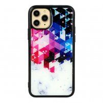 Tok puha műanyagból színes illúzió és márvány - iPhone 11 - színes