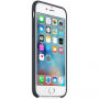 Eredeti szilikon fedél Apple iPhone 6S Plus készülékre - szénszürke