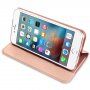 DUX DUCIS flip cover borító - iPhone 5 / 5S / SE (2016) - rózsaszín-arany