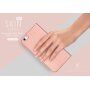 DUX DUCIS flip cover borító - iPhone 5 / 5S / SE (2016) - rózsaszín-arany