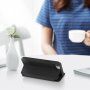 DUX DUCIS flip cover borító - iPhone 7 / 8 / SE (2020/2022) - fekete