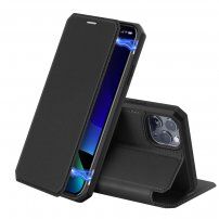 Dux Ducis pénztárcás borító - iPhone 11 Pro Max - fekete