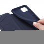 DUX DUCIS flip cover borító - iPhone 12 / 12 Pro - sötétkék