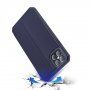 DUX DUCIS flip cover borító - iPhone 12 Pro Max - sötétkék
