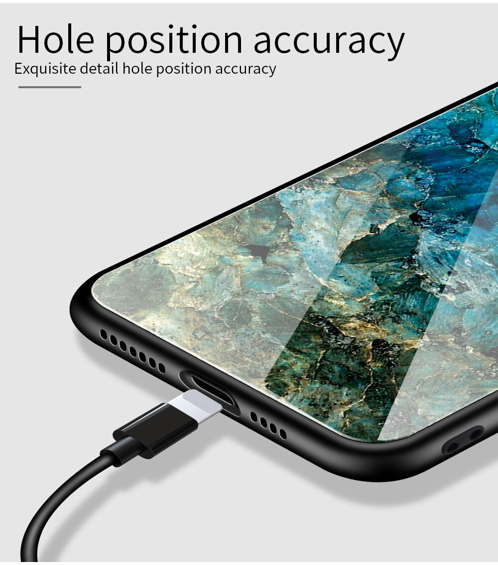 Tok üveg hátsó résszel - iPhone X / XS - színes köd