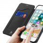 Dux Ducis pénztárcás borító - iPhone 7 / 8 / SE (2020/2022) - fekete