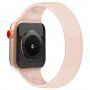 Szilikon körpánt - szíj csat nélkül - Apple Watch Ultra 49mm / 46mm / 45mm / 44mm / 42mm - S - rózsaszín