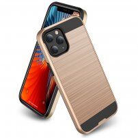 Tartós tok iPhone 12 Pro Max - csiszolt textúra - arany
