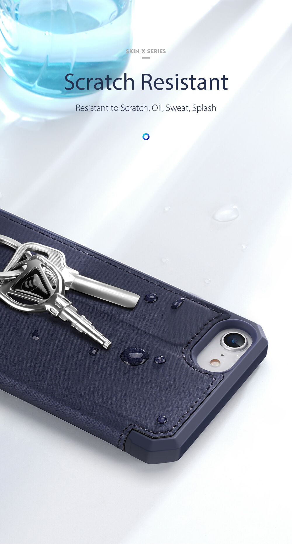 Dux Ducis pénztárcás borító - iPhone 7 / 8 / SE (2020/2022) - fekete