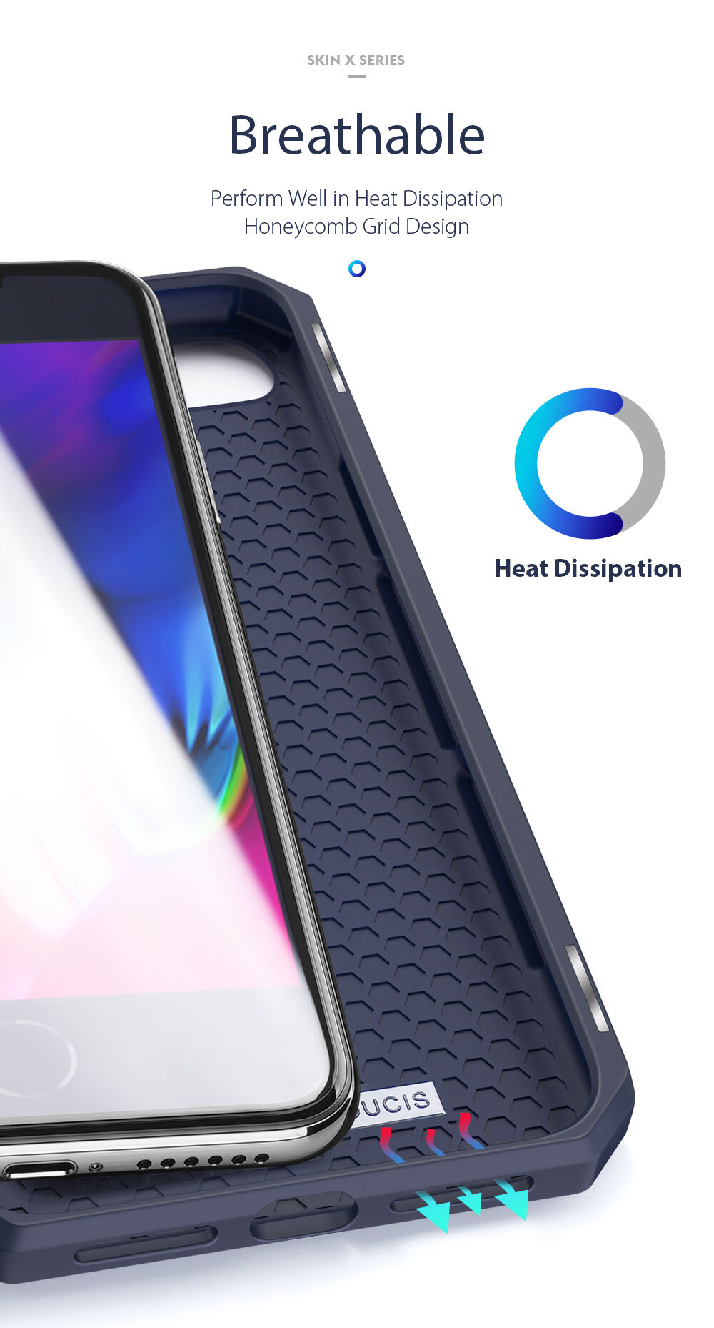 Dux Ducis pénztárcás borító - iPhone 7 / 8 / SE (2020/2022) - fekete