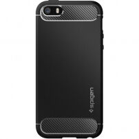 Spigen védőtok Armor - Apple iPhone SE (2016) / 5S / 5 készülékre - fekete