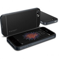 Spigen Neo védőtok Apple iphone SE (2016) / 5S / 5 - fekete
