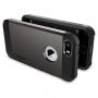 Spigen Armor strapabíró vékony fedél Apple iPhone SE (2016) / 5S készülékre - fémes palakő