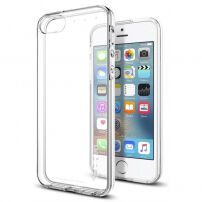 Spigen Liquid praktikus fedél Apple iPhone SE (2016) / 5S - átlátszó
