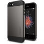 Spigen vékony Armor védőtok Apple iPhone SE (2016) / 5S - szürke