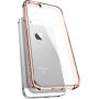 Spigen ultravékony edzett tok Apple iPhone SE (2016) / 5S / 5 - átlátszó, rózsaszín kerettel