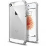 Spigen Crystal Shell védő polikarbonát fedél Apple iPhone SE (2016) / 5S - átlátszó