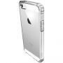 Spigen Crystal Shell védő polikarbonát fedél Apple iPhone SE (2016) / 5S - átlátszó