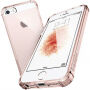Spigen Crystal Shell védő polikarbonát fedél Apple iPhone SE (2016) / 5S - átlátszó-rózsaszín