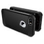 Spigen Armor strapabíró vékony fedél Apple iPhone SE (2016) / 5S készülékre - fekete
