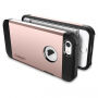 Spigen Armor strapabíró vékony fedél Apple iPhone SE (2016) / 5S készülékre - rózsaszín