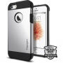 Spigen Armor strapabíró vékony fedél Apple iPhone SE (2016) / 5S készülékre - ezüst