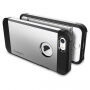 Spigen Armor strapabíró vékony fedél Apple iPhone SE (2016) / 5S készülékre - ezüst