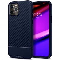 Spigen Core Armor tartós tok - iPhone 12 Pro Max - sötétkék