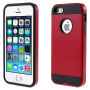 Borító 2in1 - Apple iPhone 5 / 5S / SE (2016) - piros