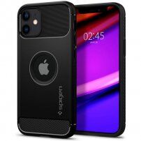Spigen Rugged Armor tok iPhone 12 mini - fekete