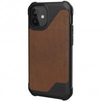 UAG Metropolis LT LTHR flip cover borító - iPhone 12 mini - barna