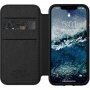 Nomad Folio bőr flip cover borító - iPhone 12 mini - fekete