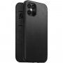 Nomad Folio bőr flip cover borító - iPhone 12 / 12 Pro - fekete