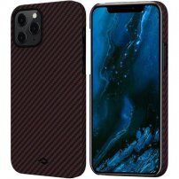 Pitaka MagEZ tok - iPhone 12 Pro Max - fekete-piros