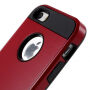 Borító 2in1 - Apple iPhone 5 / 5S / SE (2016) - piros